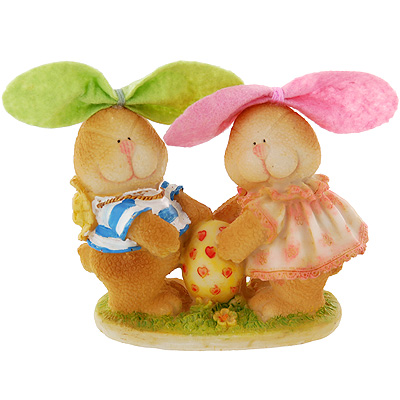 Декоративная фигурка "Зайчата с яйцом" см Изготовитель: Китай Артикул: LD3103 инфо 13795i.