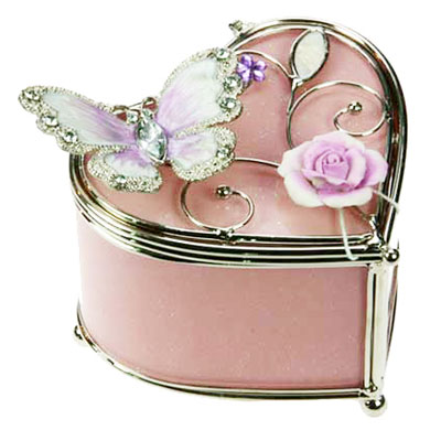 Шкатулка "Розовая бабочка" см Артикул: 78656 Производитель: Италия инфо 13892i.