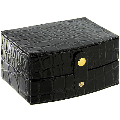 Шкатулка для ювелирных украшений, цвет: черный Шкатулка Zebra Sun Ltd 2010 г ; Упаковка: коробка инфо 13926i.