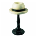 Подсвечник "Шляпа", цвет: белый подсвечника: 16,5 см Артикул: 11047340 инфо 31j.