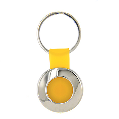 Брелок "Фонарик", цвет: желтый J0065AE9Y Производитель: Италия Изготовитель: Китай инфо 150j.