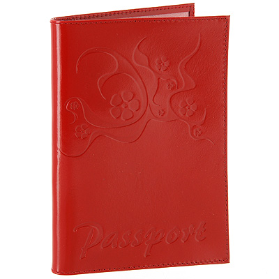 Обложка для паспорта "Befler", цвет: красный O 25 -1 кожа Производитель: Россия Артикул: O 25 -1 red инфо 211j.