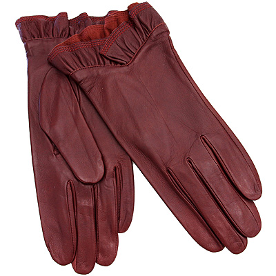 Перчатки женские "Dali Exclusive", цвет: темно-бордовый, размер 7 Производитель: Венгрия Артикул: 81 MARGE/DEEP инфо 234j.