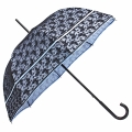 Зонт-трость "Chantal Thomass" от солнца, цвет: черно-голубой Артикул: 460 CT Производитель: Франция инфо 4809b.