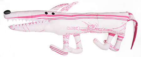 "Собака Кусака" Подушка дизайнерская 14 см Автор Анна Пекур инфо 5308b.