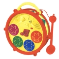 Музыкальная игрушка "Барабан" R6 Состав Барабан, барабанная палочка инфо 11691d.