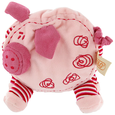 Мягкая игрушка-погремушка "Свинка" жизнь ребенка ярче и интереснее инфо 3619e.