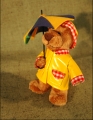 Мишка с цветным зонтом Мягкая игрушка, 14,5 см Серия: Профессии инфо 438i.